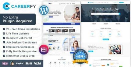 Careerfy Theme GPL Job Board WordPress Theme